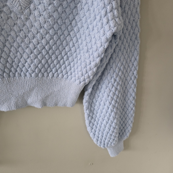 NWT Forever 21 S Y2K Romantic Coquette Girl Dainty Pastel Bobble Knit Sweater - Picture 8 of 13